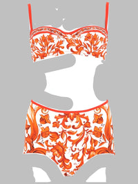 Dolce & Gabbana Women Bikini Stampa Maiolica