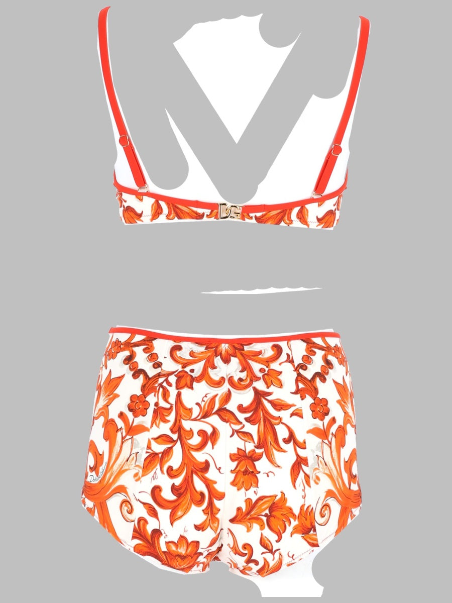 Dolce & Gabbana Women Bikini Stampa Maiolica