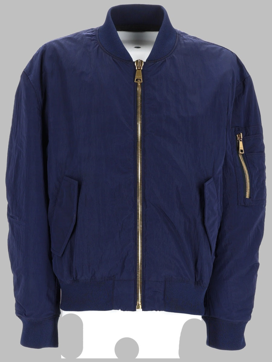 BALMAIN Balmain Men Bomber Con Logo Ricamato