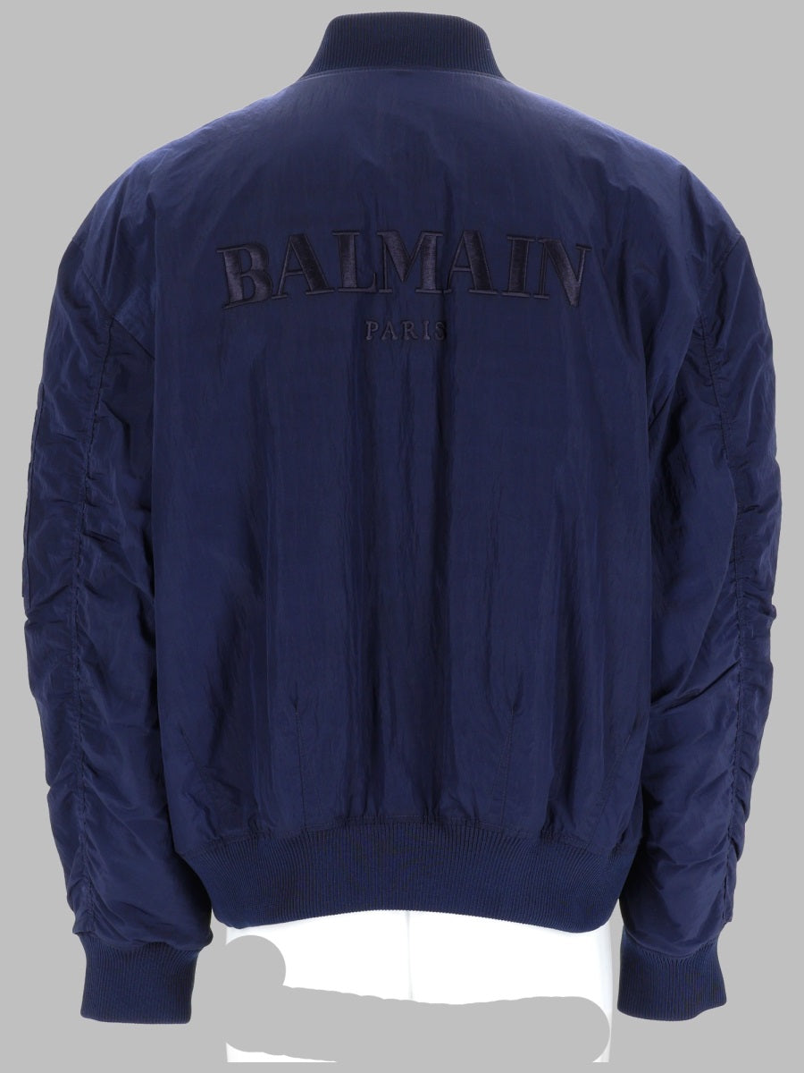 BALMAIN Balmain Men Bomber Con Logo Ricamato