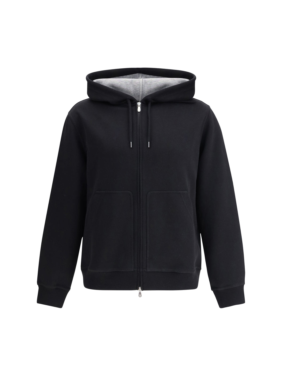 Brunello Cucinelli Men Monochrome Hoodie
