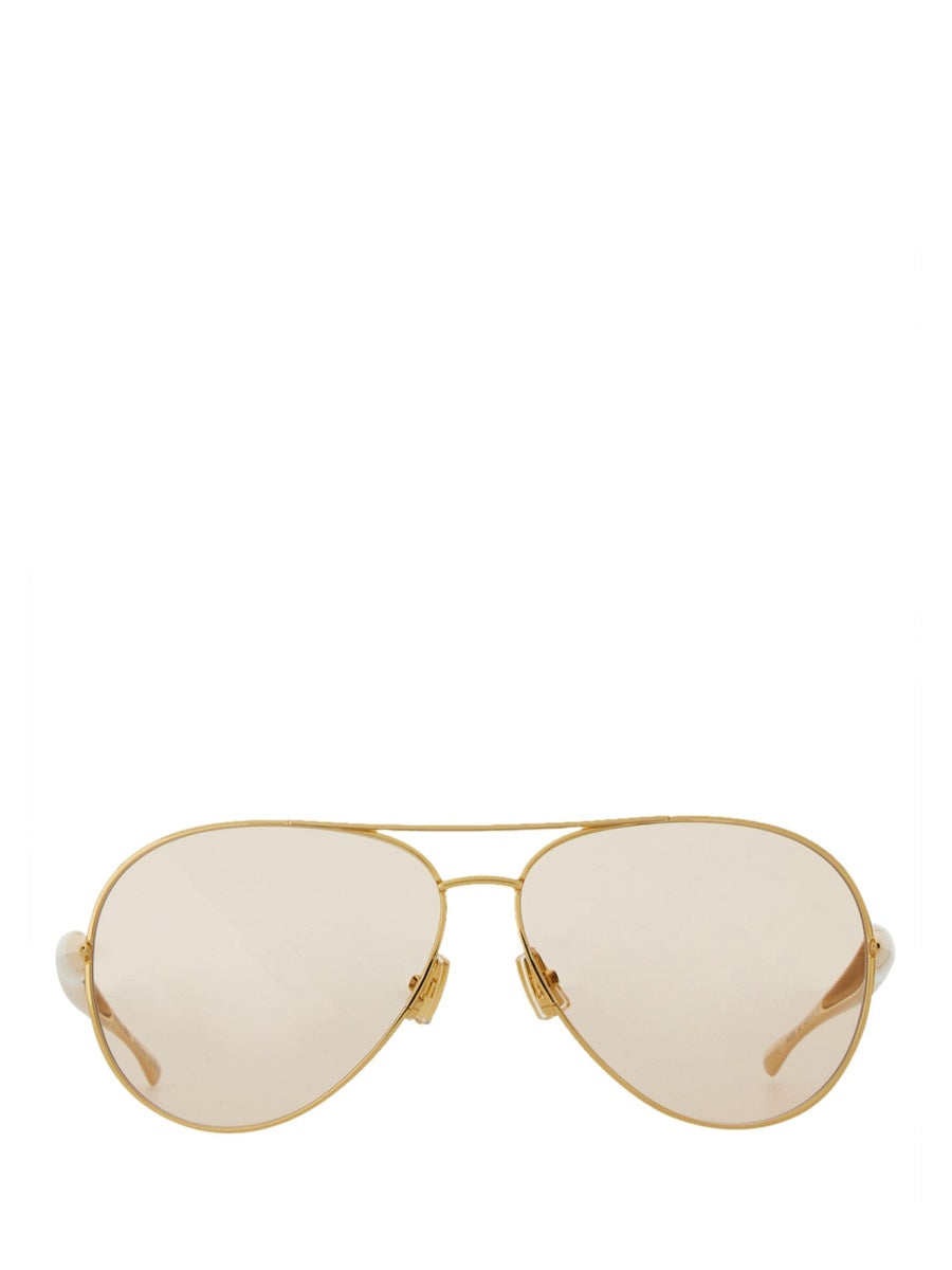 Bottega Veneta Women Occhiale Da Sole Aviator "Sardine"