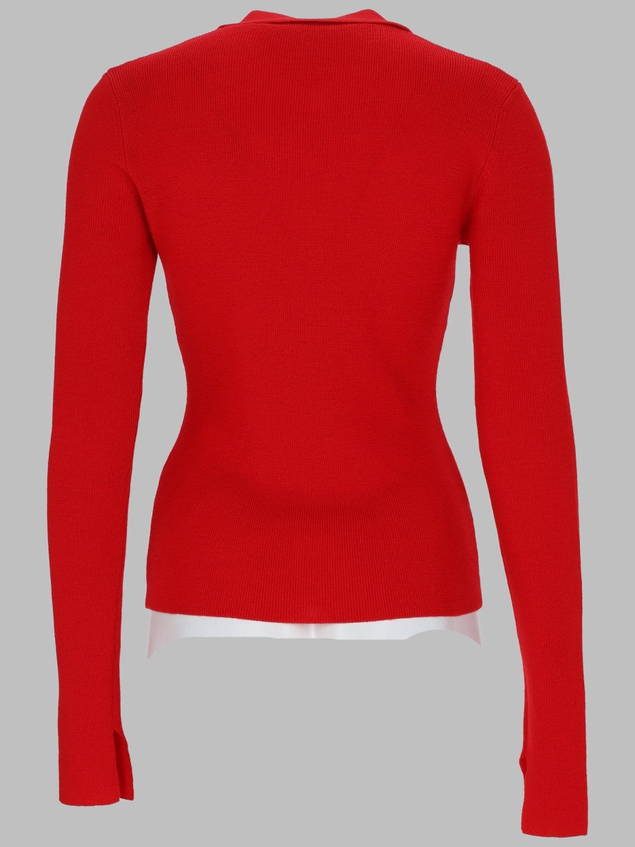 Ganni Women Polo In Maglia Di Lana