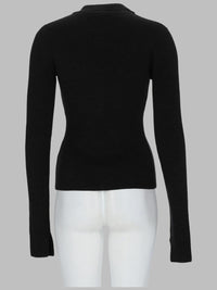 Ganni Women Polo In Maglia Di Lana