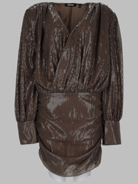 Rotate Women Mini Abito Con Paillettes