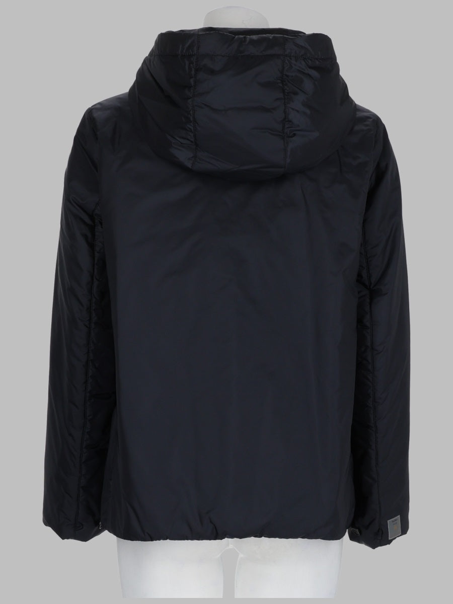 S Max Mara Women Giacca Imbottita Con Cappuccio In Tela Antigoccia