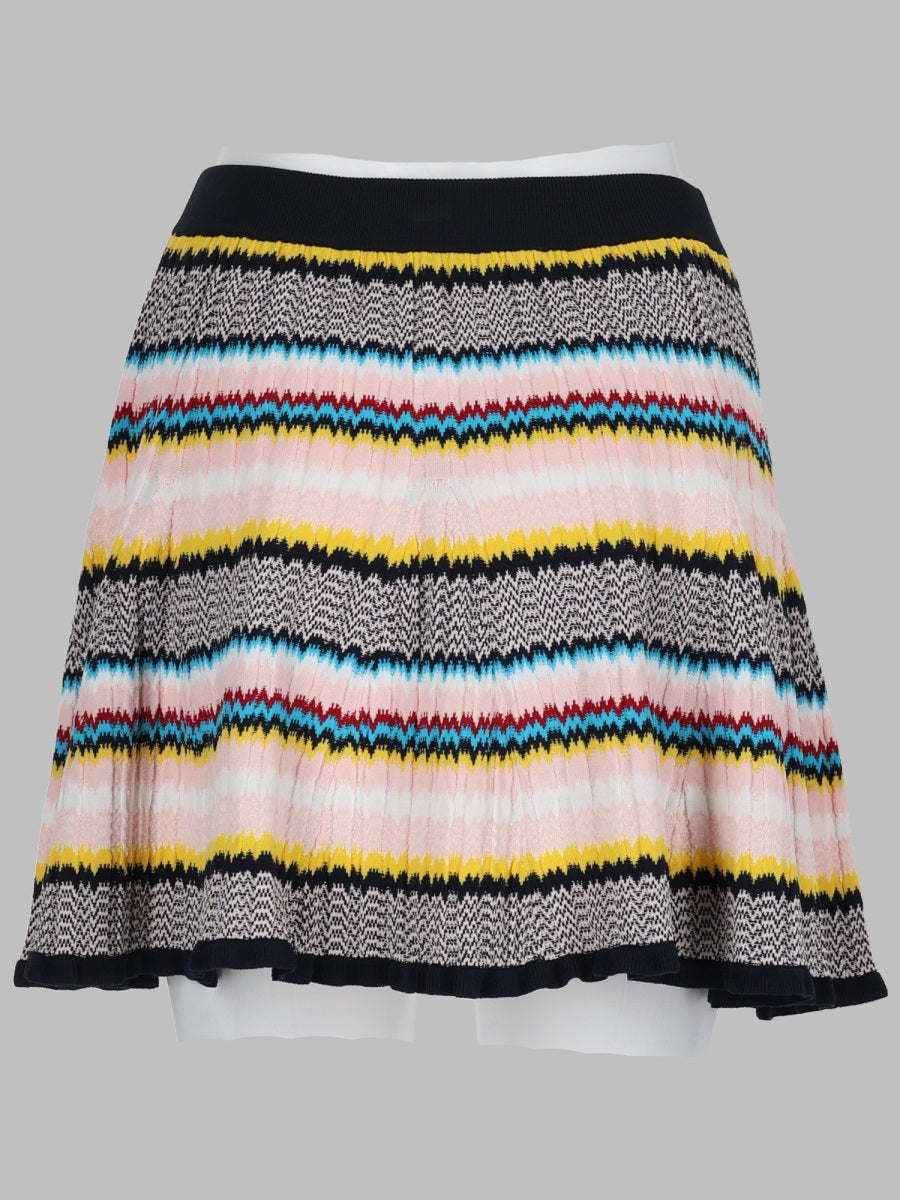 Casablanca Women Minigonna In Maglia Chevron