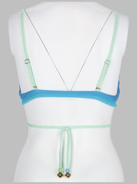Casablanca Women Top Bikini Con Stampa Gradient E Perline