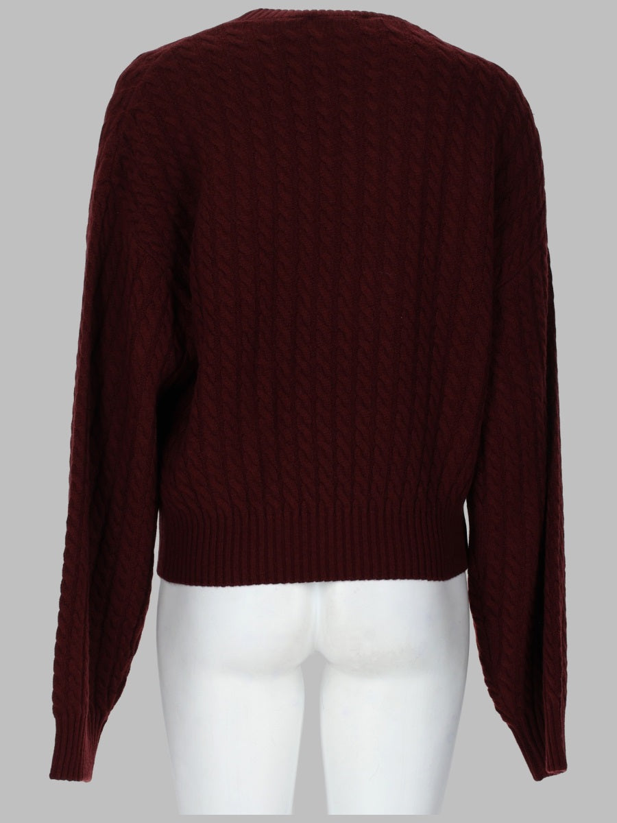 Rotate Women Maglia A Trecce In Lana E Cashmere