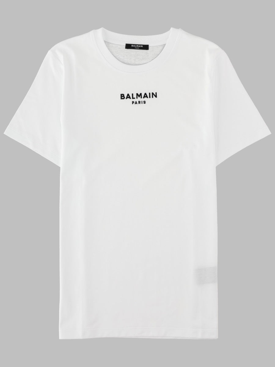 Balmain Women T-Shirt Con Logo Ricamato
