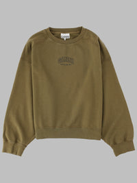 Ganni Women Felpa Con Logo