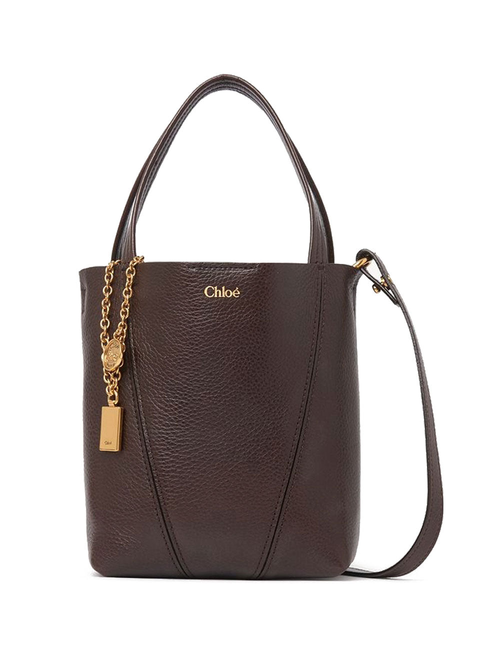 CHLOE Chloe Women Small Chloé Spin Tote Bag In Grained Leather
