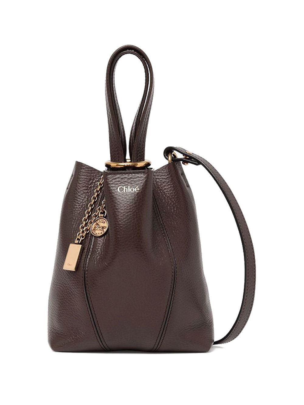 CHLOE Chloe Women Small Chloé Spin Tote Bag In Grained Leather