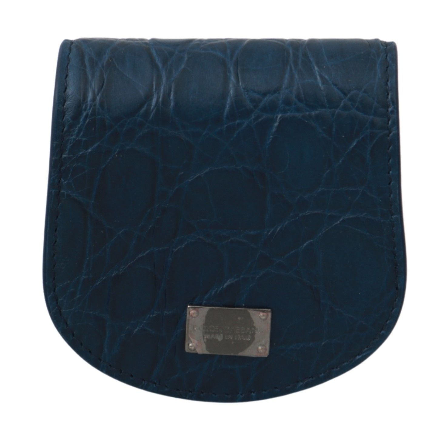Dolce & Gabbana Dolce & Gabbana Blue Leather Holder Pocket Condom Men's Case