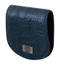Dolce & Gabbana Dolce & Gabbana Blue Leather Holder Pocket Condom Men's Case