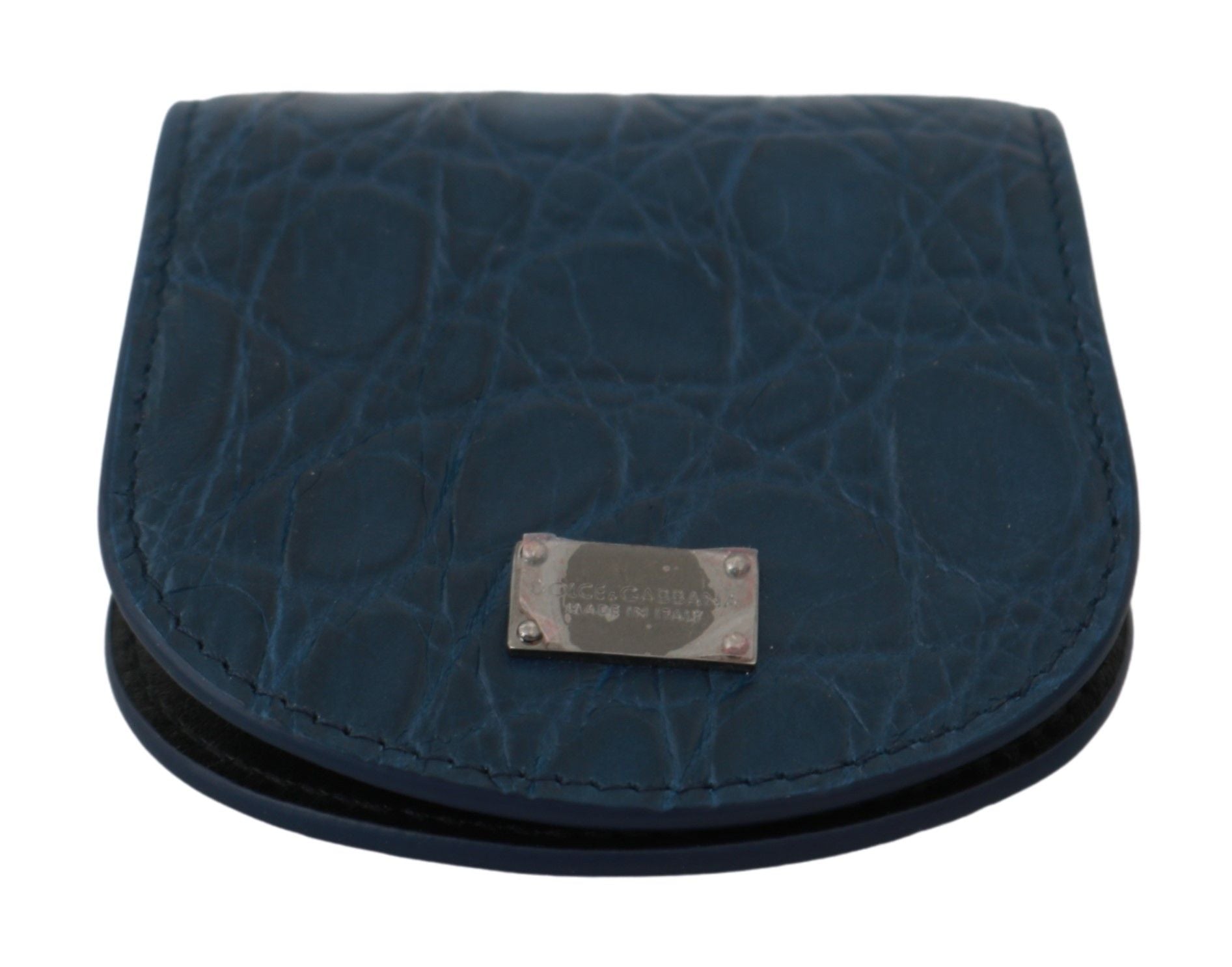Dolce & Gabbana Dolce & Gabbana Blue Leather Holder Pocket Condom Men's Case