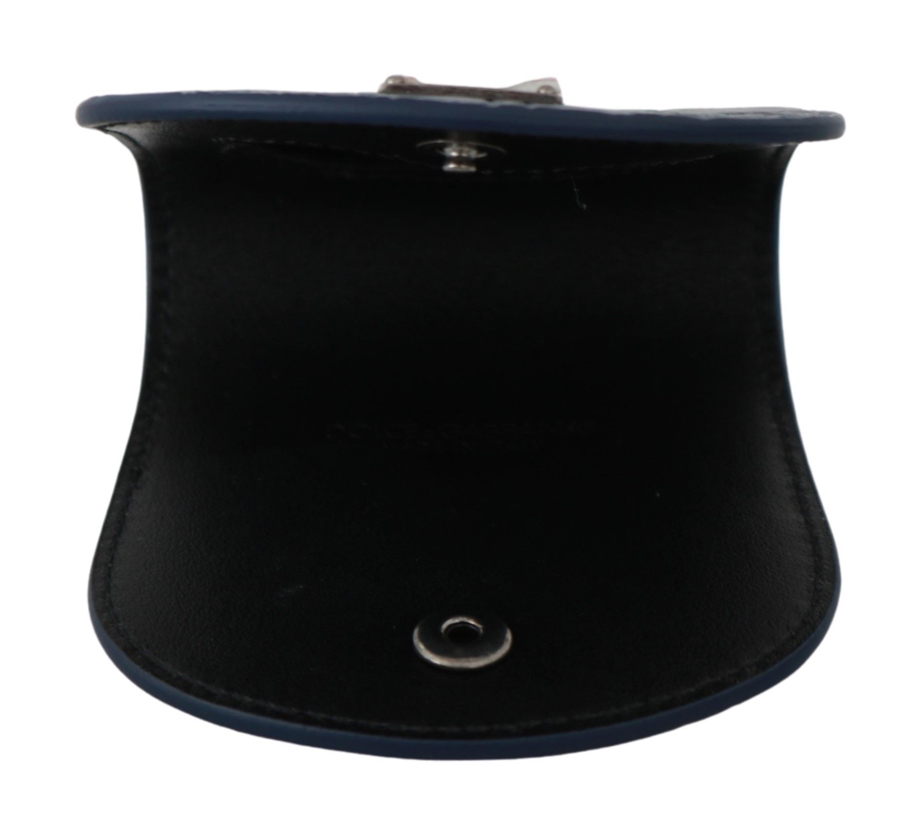 Dolce & Gabbana Dolce & Gabbana Blue Leather Holder Pocket Condom Men's Case