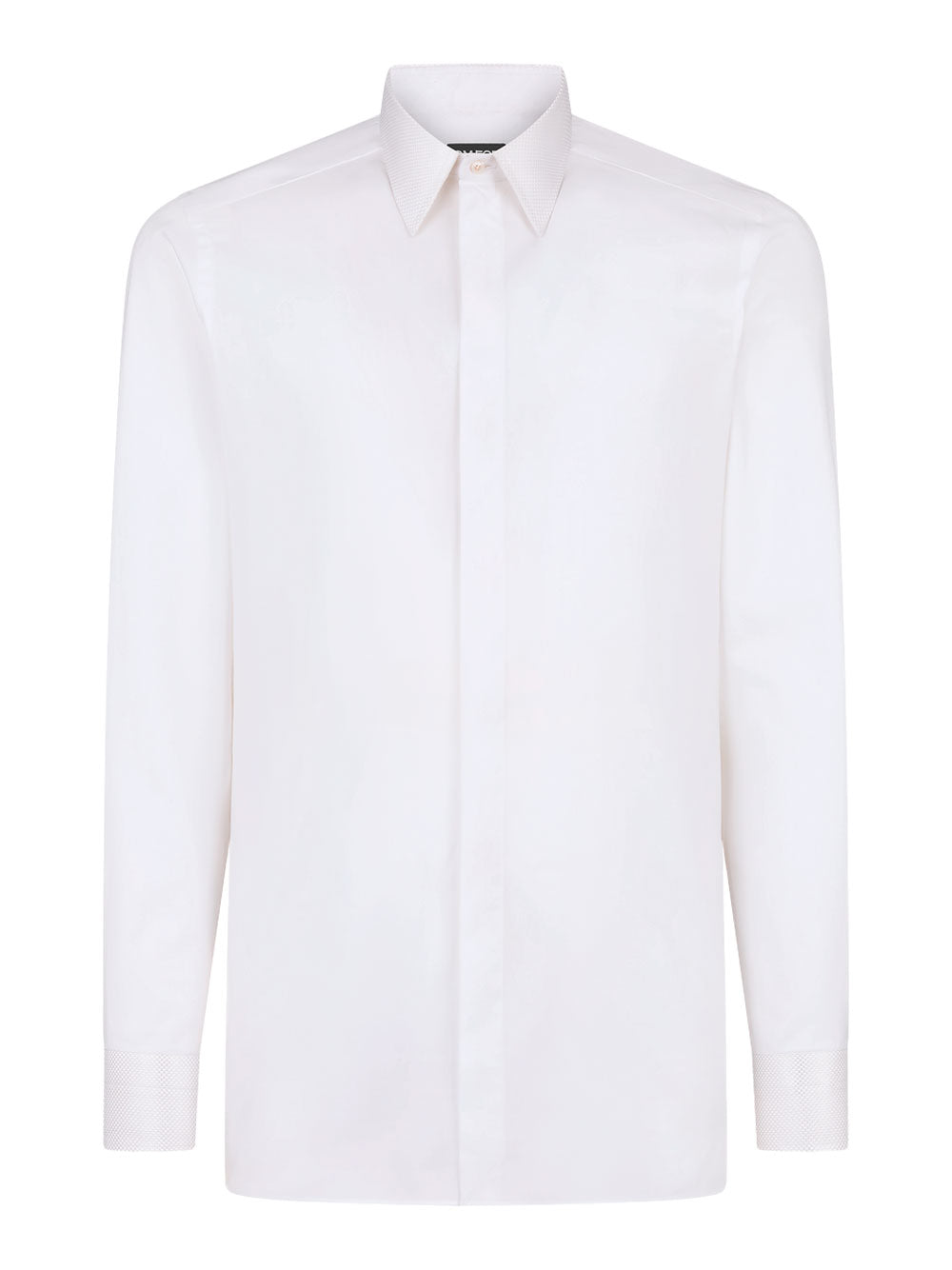TOM FORD Tom Ford Men Cotton And Silk Classic Fit Shirt
