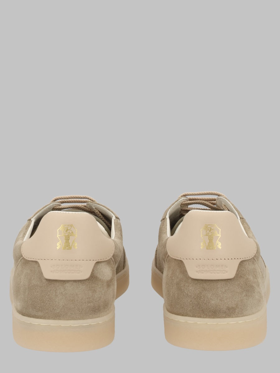 Brunello Cucinelli Men Sneaker In Camoscio