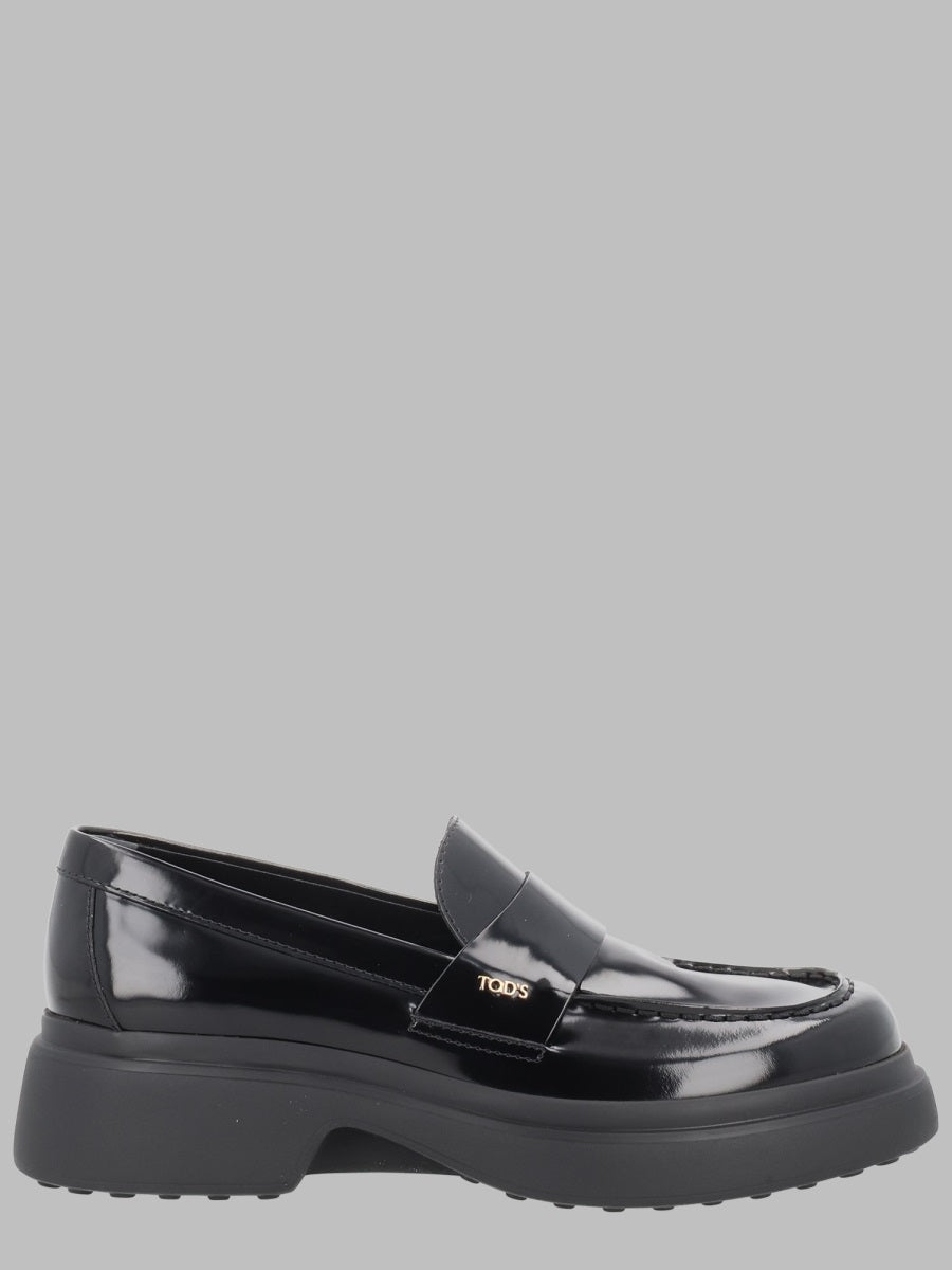 Tod's Women Mocassino In Pelle Spazzolata