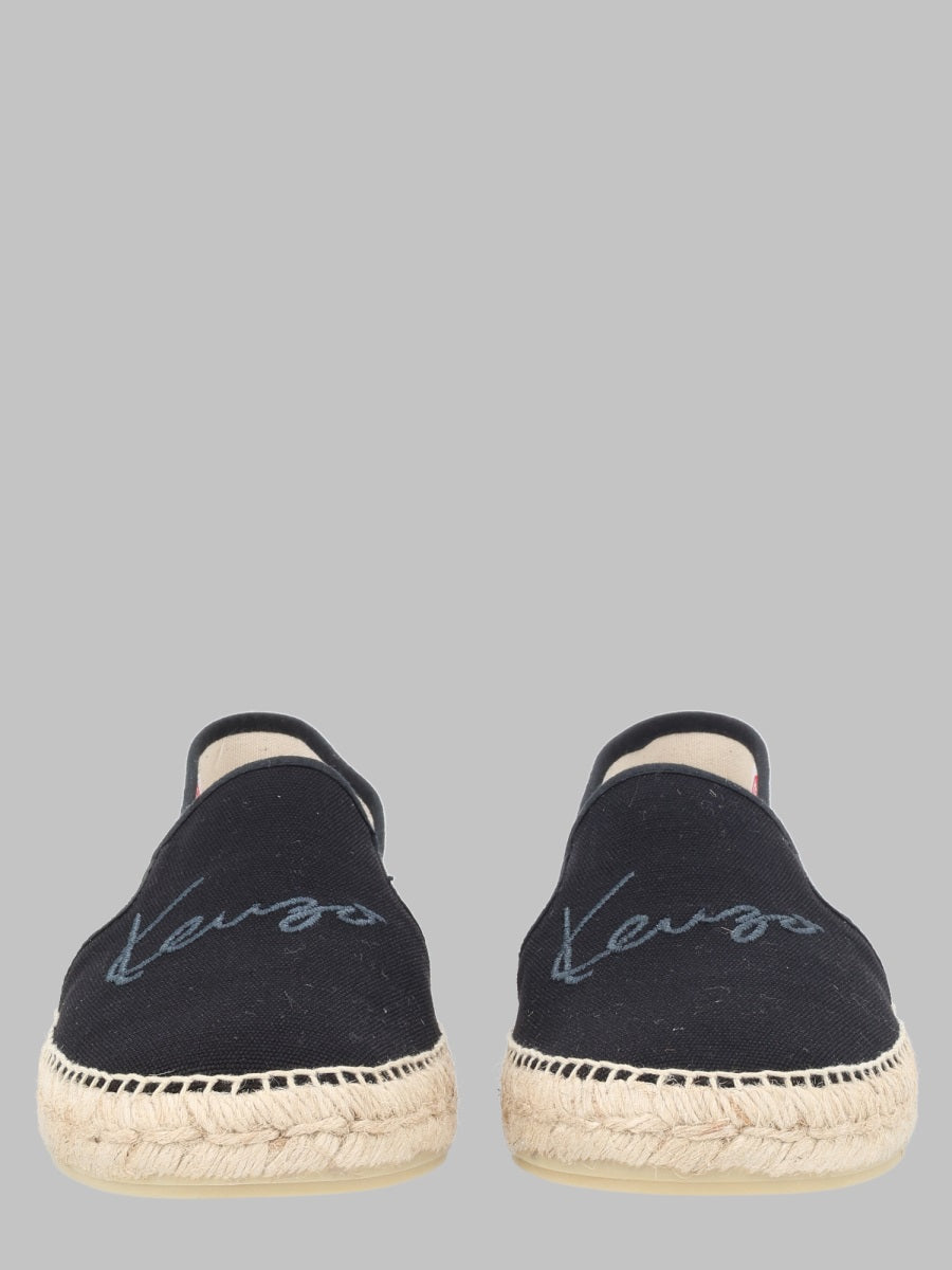 Kenzo Women Espadrilla Con Logo Ricamato