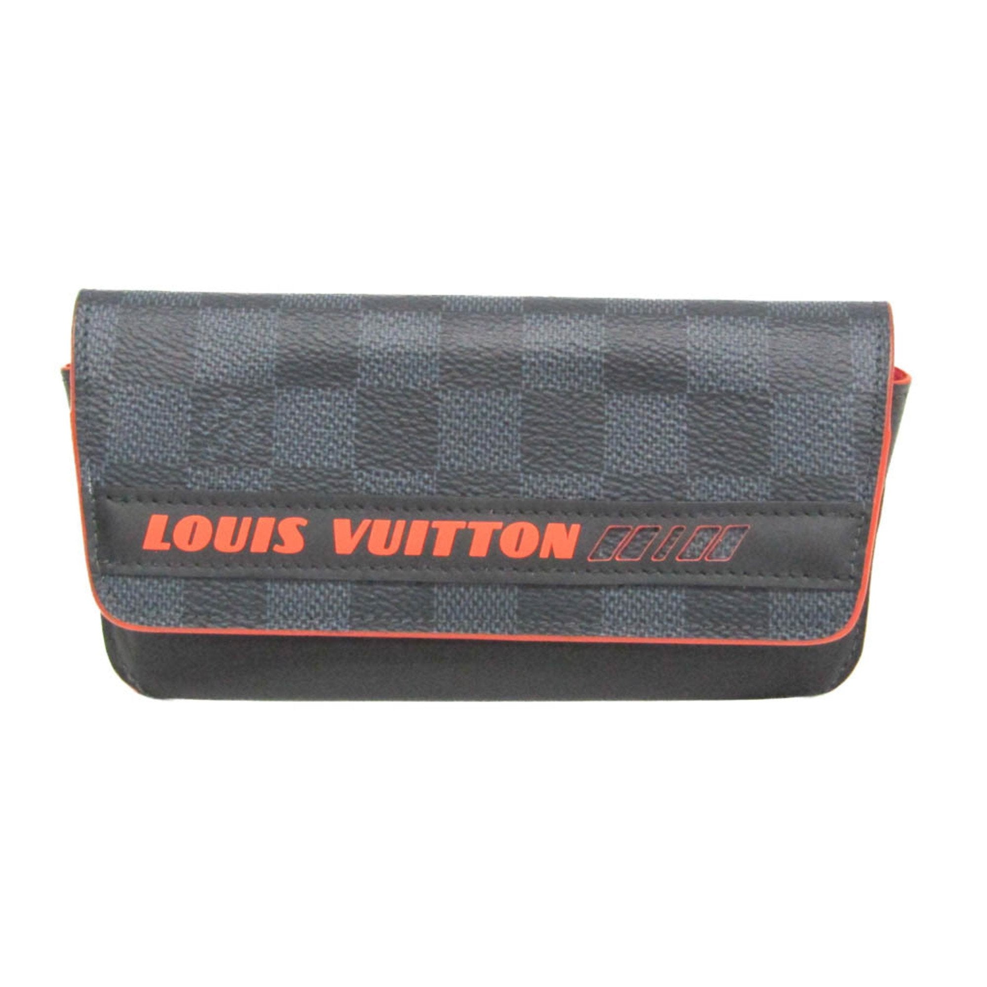 Louis Vuitton Etui À Lunettes Blue Canvas Wallet  (Pre-Owned)