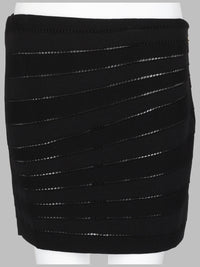 Balmain Women Mini Gonna In Maglia Flechage