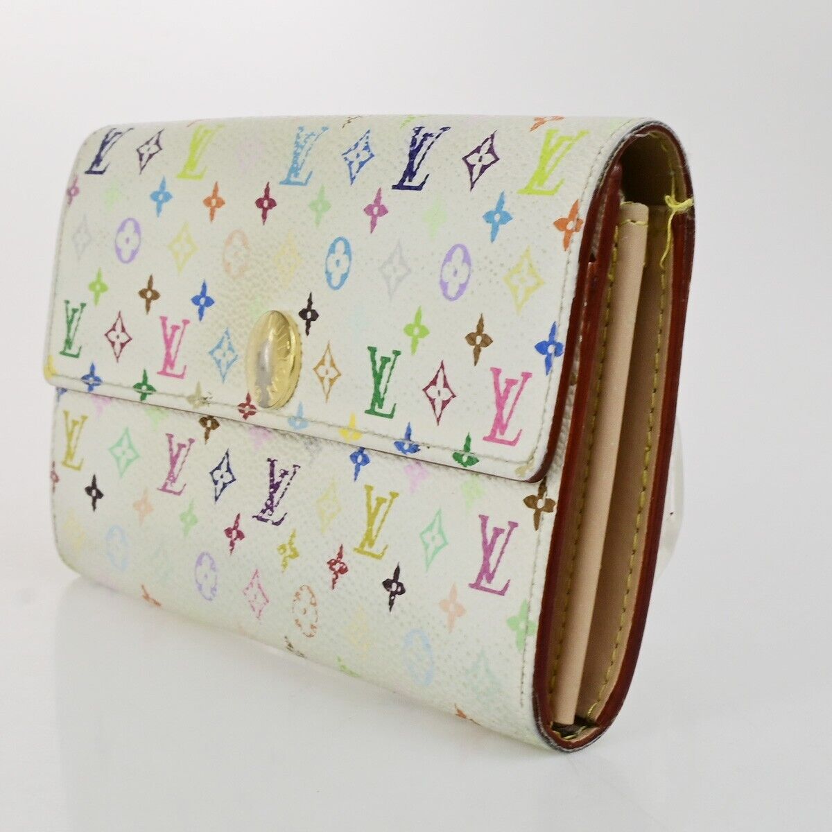 Louis Vuitton Sarah Multicolour Canvas Wallet  (Pre-Owned)