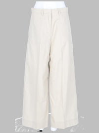 S Max Mara Women Pantalone In Popeline Di Cotone
