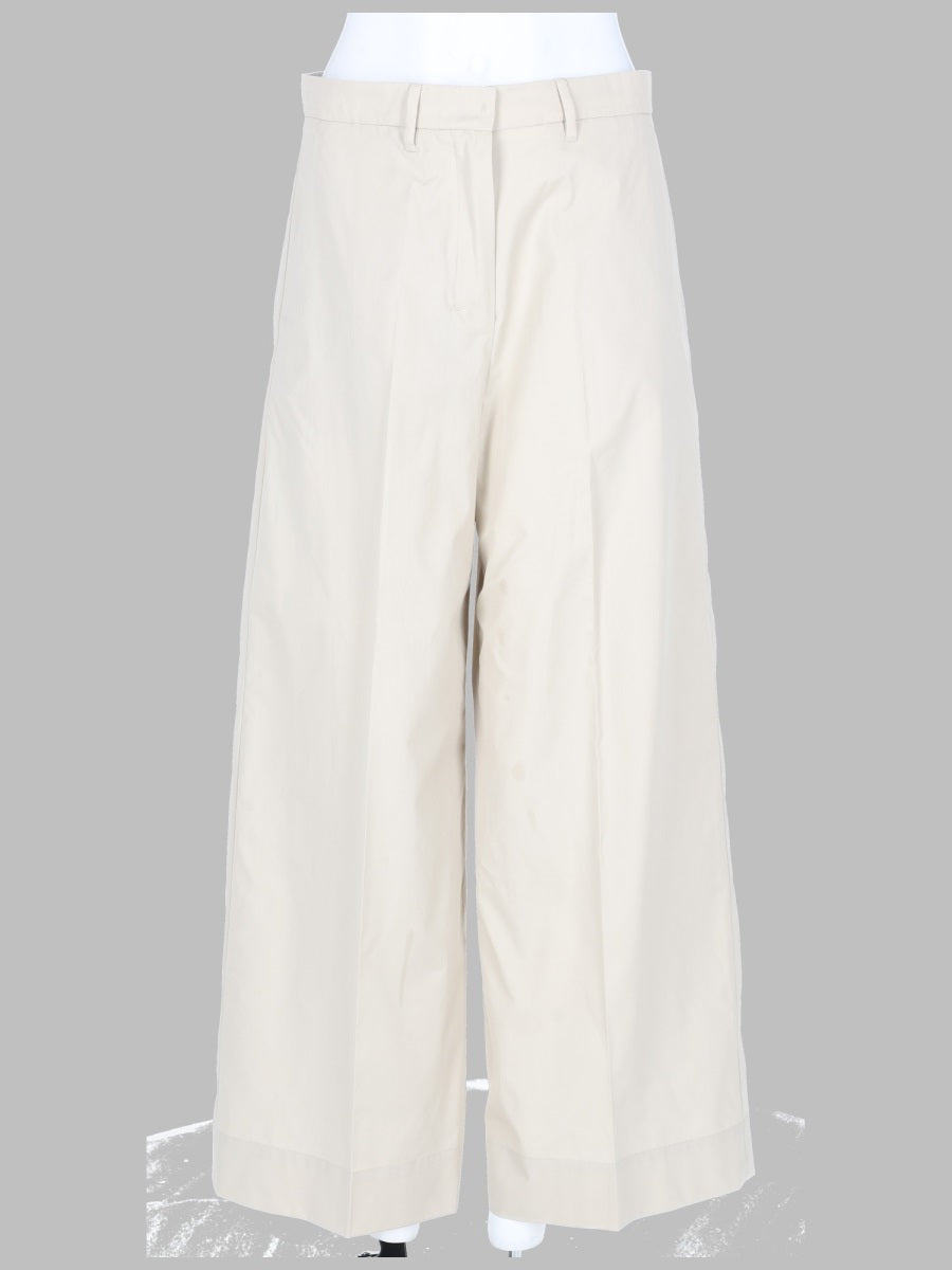 S Max Mara Women Pantalone In Popeline Di Cotone