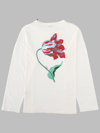 Kenzo Women T-Shirt "Tulip" A Manica Lunga