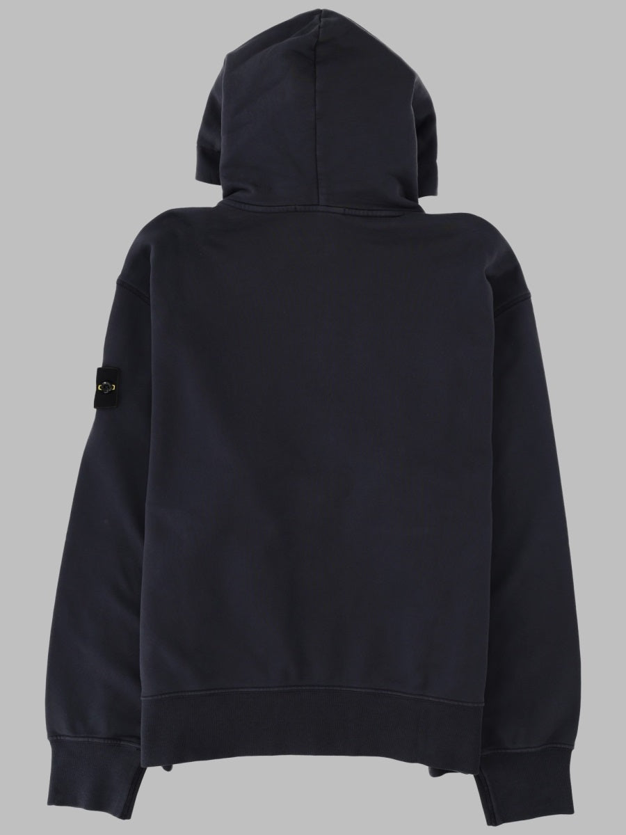 Stone Island Men Felpa Con Patch Logo