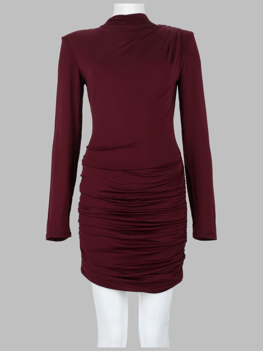 Rotate Women Mini Abito Drappeggiato