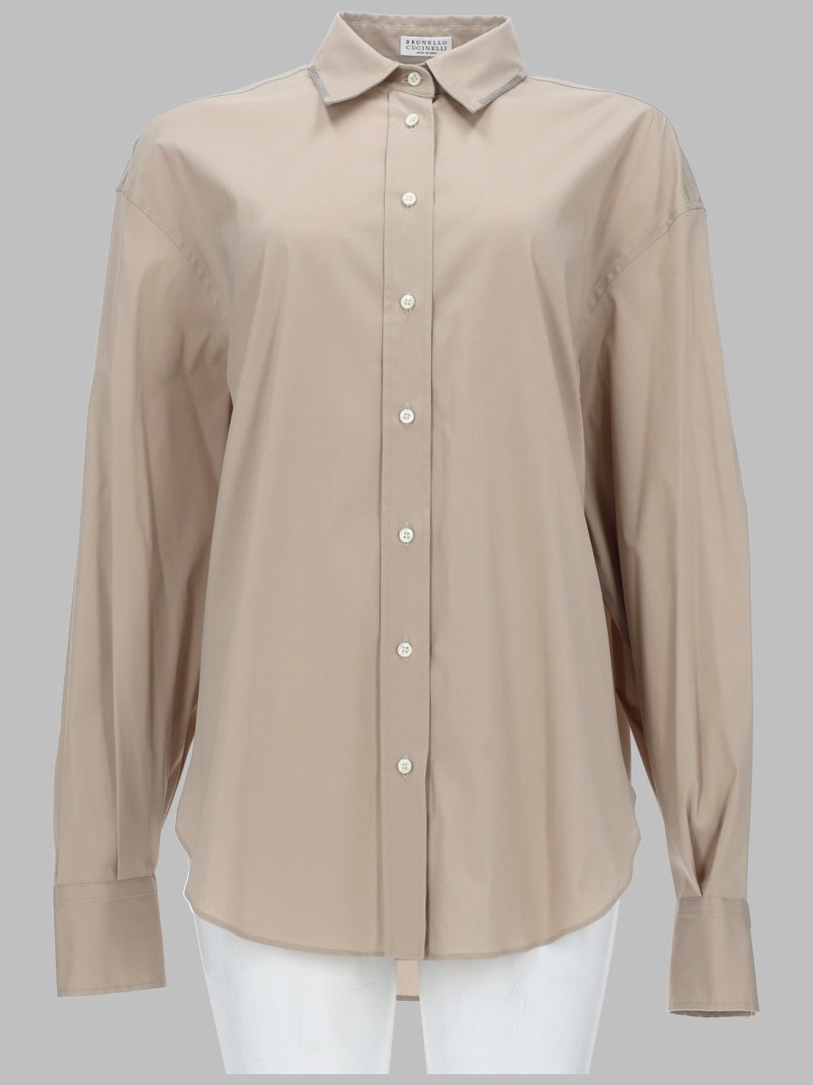Brunello Cucinelli Women Camicia Con Dettaglio Monili
