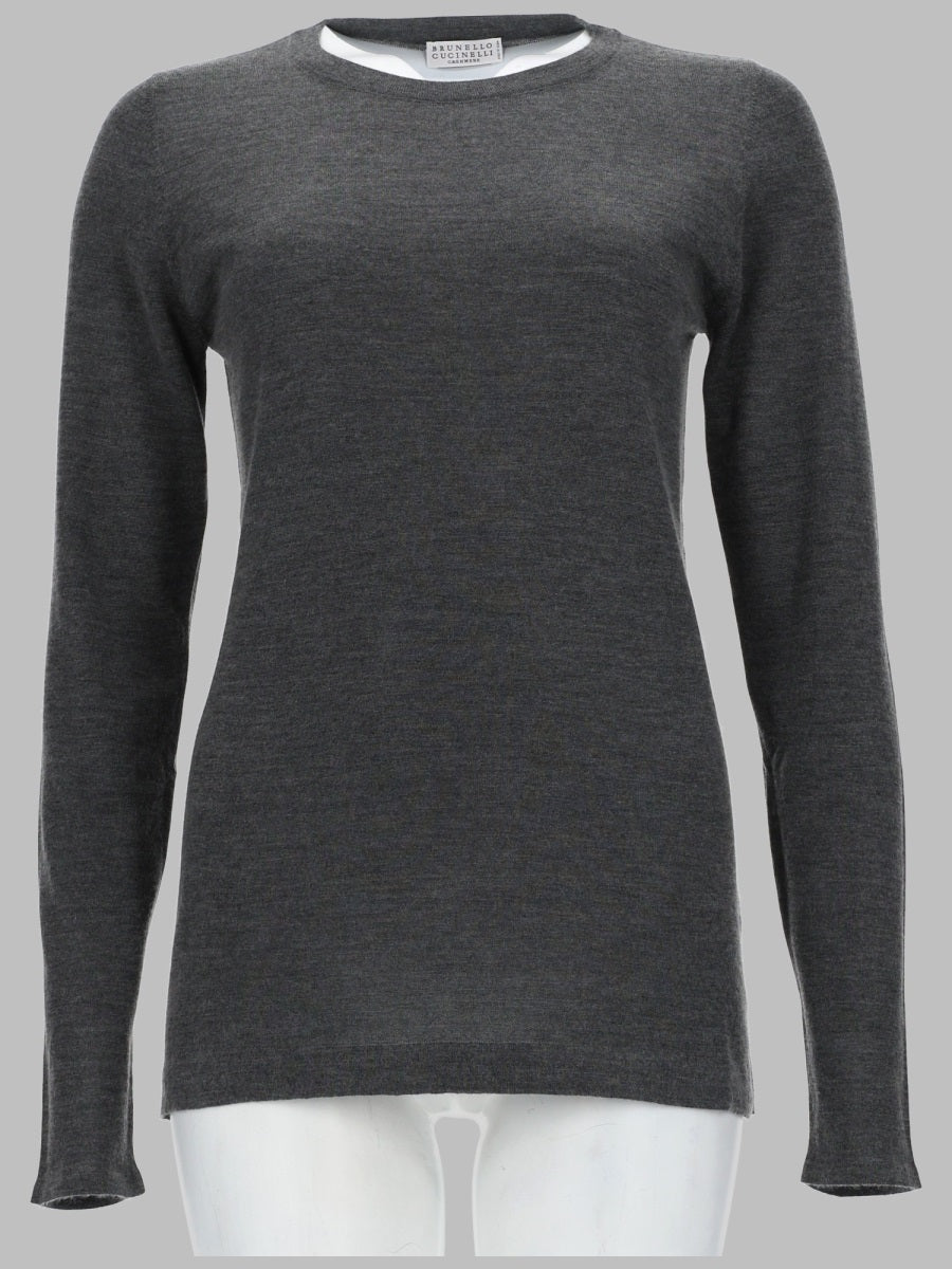 Brunello Cucinelli Women Maglia Leggera In Cashmere E Seta