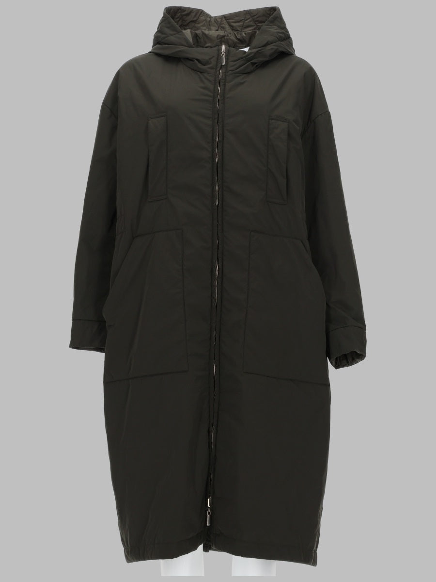 S Max Mara Women Parka Imbottito Reversibile "Bosco"