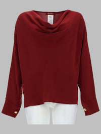 Max Mara Studio Women Blusa In Cady Tecnico Leggero