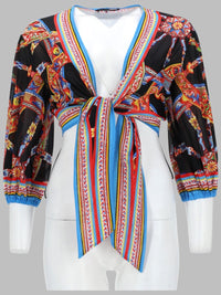 Dolce & Gabbana Women Top In Batista Stampa Carretto