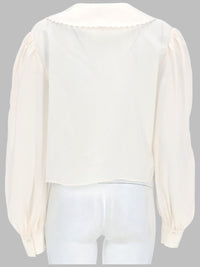 Chloé Women Blusa Con Maniche A Sbuffo In Crêpe De Chine