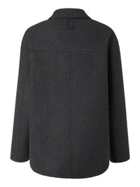 FENDI Wool Double-Breasted Pea Coat Women