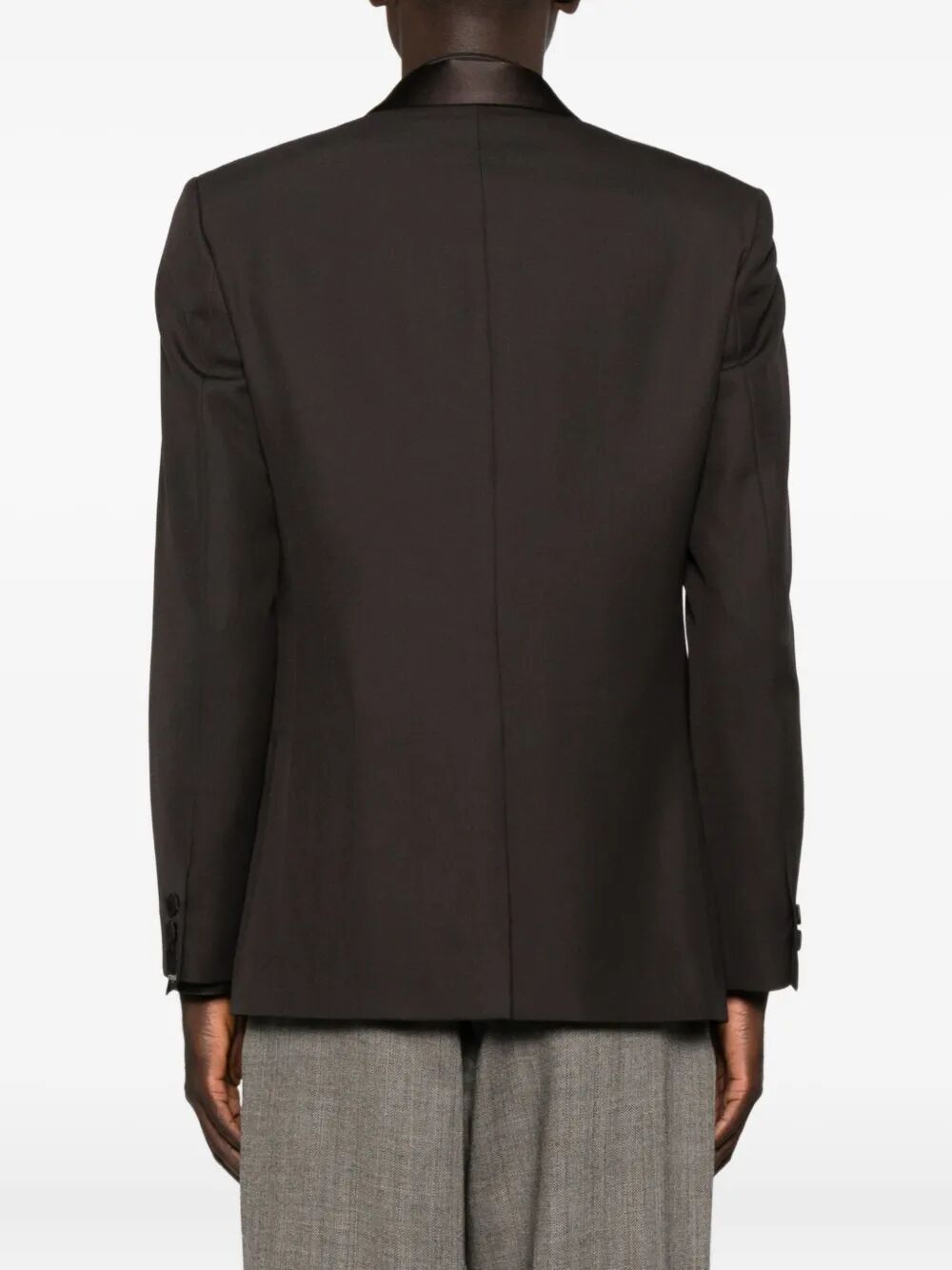 FENDI Single-Breasted Wool Crêpe Tailored Blazer Women