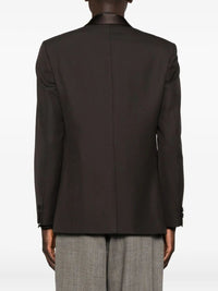 FENDI Single-Breasted Wool Crêpe Tailored Blazer Women