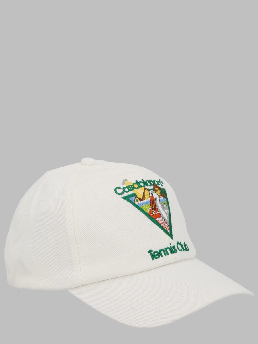 Casablanca Men Cappello Da Baseball Con Patch