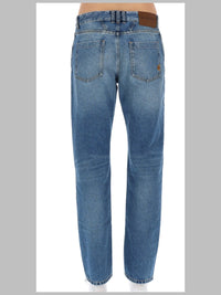 BALMAIN Balmain Men Jeans Dritto In Denim Délavé