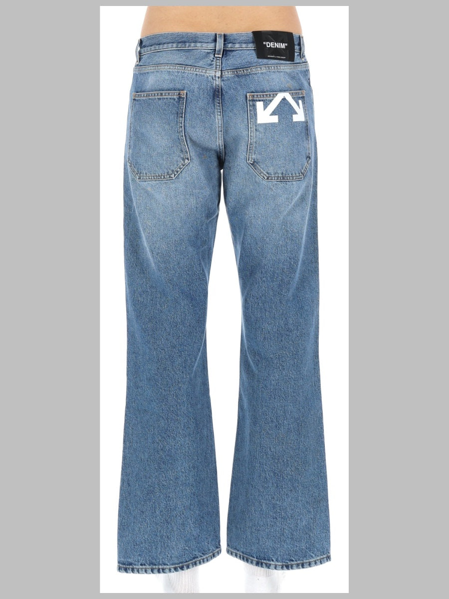Off-White Men Jeans "Half Arrow"