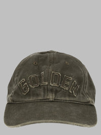 Golden Goose Men Cappello Da Baseball Con Patch Logo