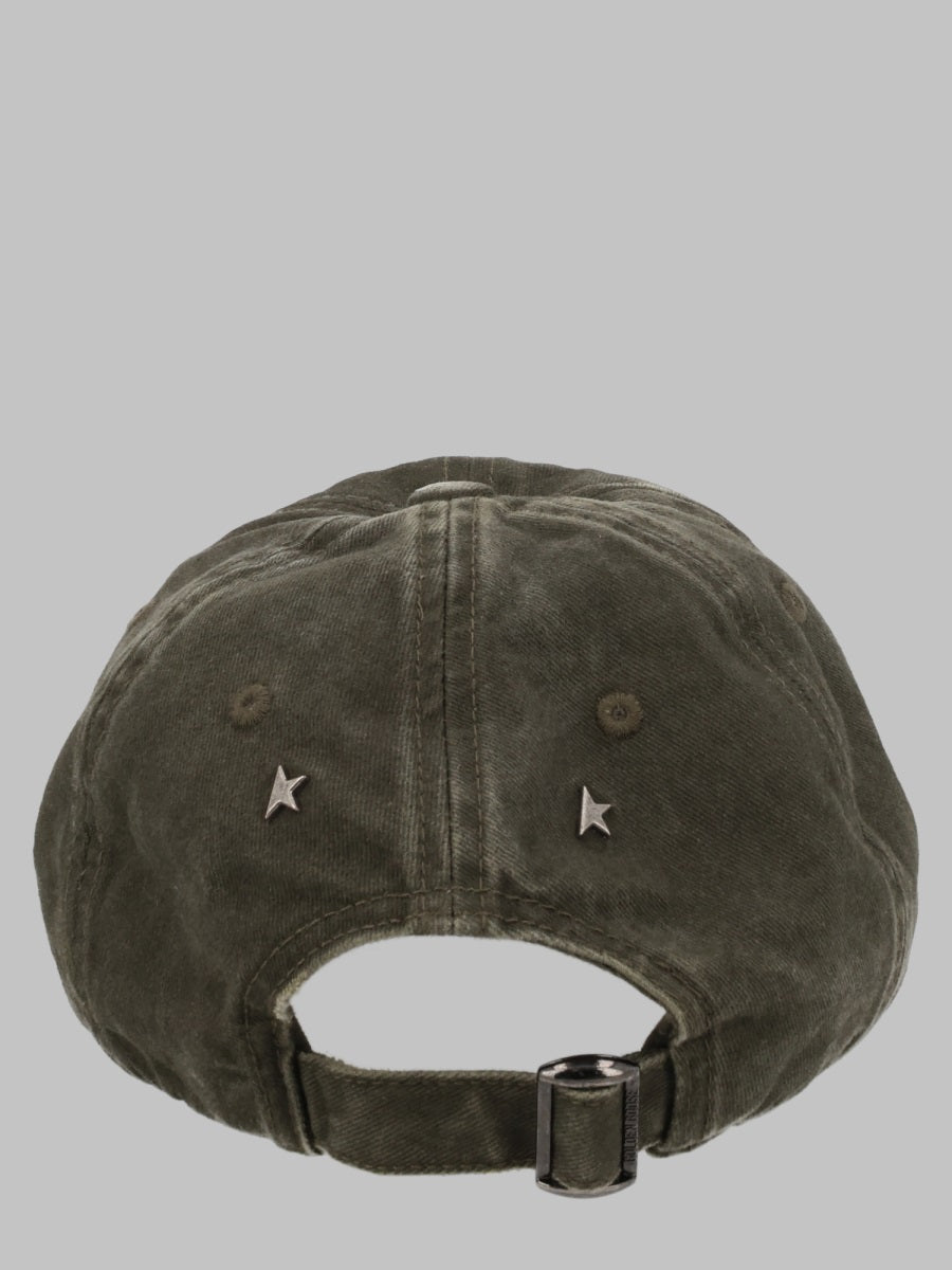 Golden Goose Men Cappello Da Baseball Con Patch Logo