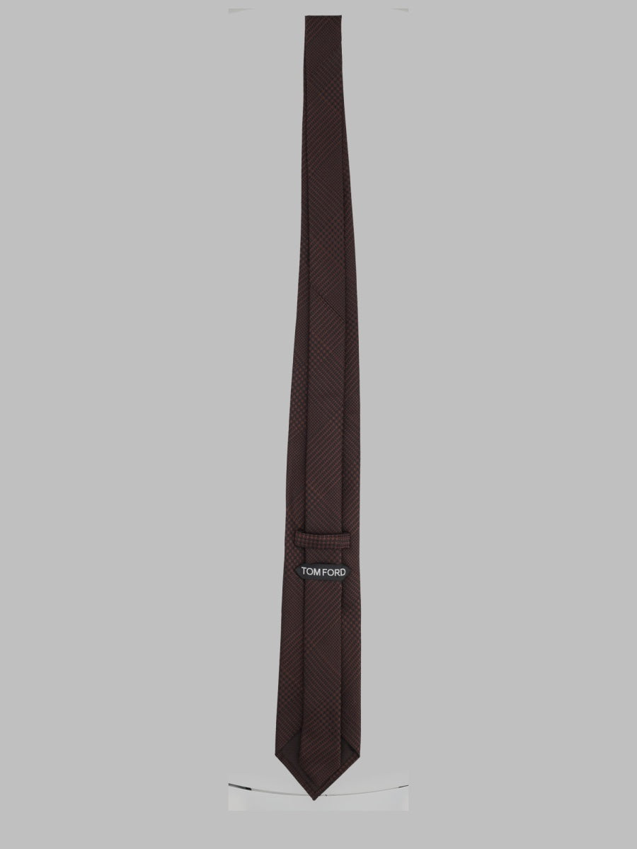 Tom Ford Men Cravatta In Jacquard Di Seta 8 Cm