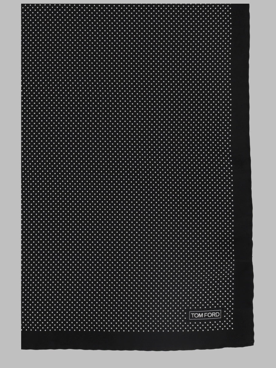 Tom Ford Men Fazzoletto Da Taschino Con Bordo Tono Su Tono