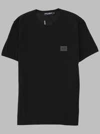 Dolce & Gabbana Men T-Shirt In Cotone Con Placca